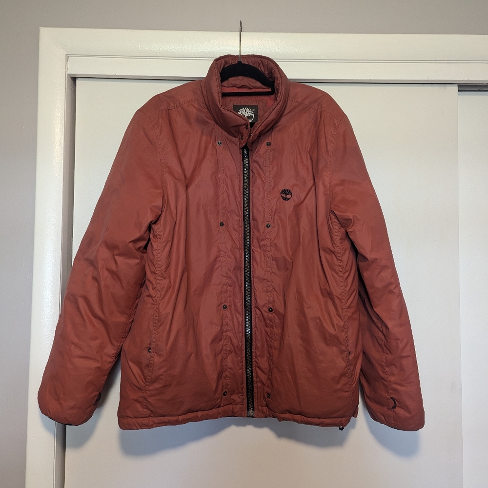 Timberland Rust Colored Insulated Puffer Jacket